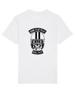 Skull Pilot Black Tricou mânecă scurtă Unisex Rocker