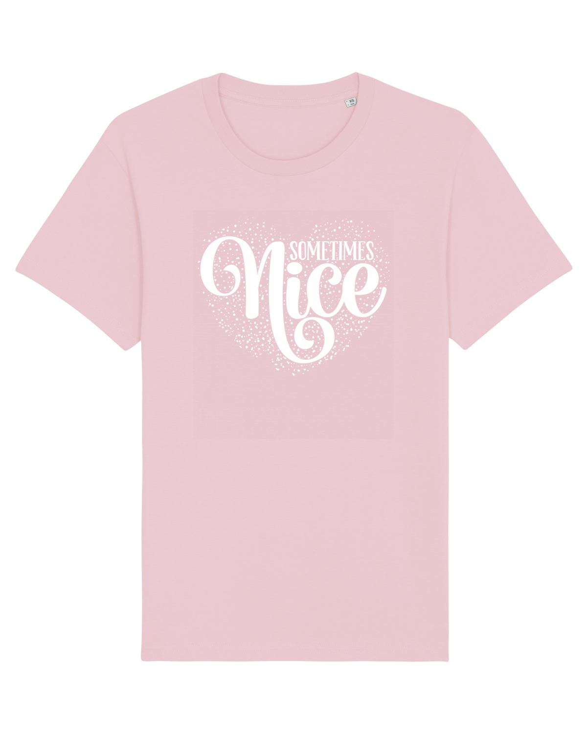 Tricou mânecă scurtă Unisex Rocker Cotton Pink