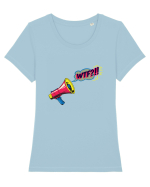 WTF Tricou mânecă scurtă guler larg fitted Damă Expresser