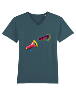 WTF Tricou mânecă scurtă guler V Bărbat Presenter