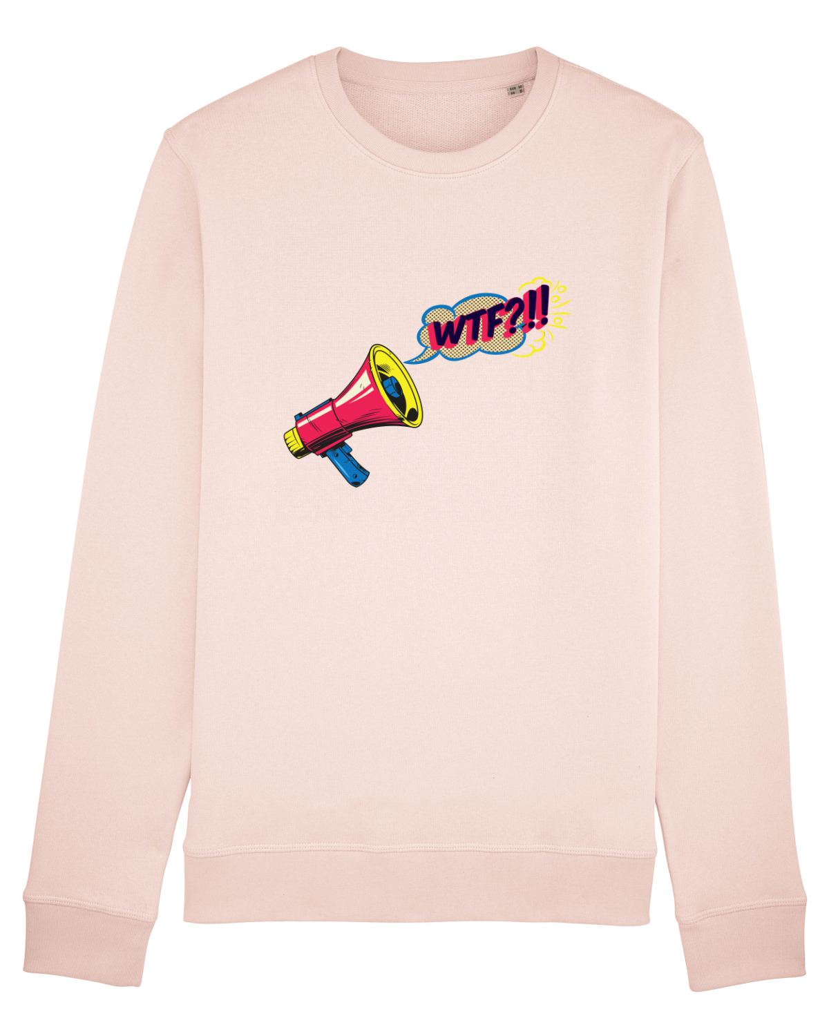 Bluză mânecă lungă Unisex Rise Candy Pink