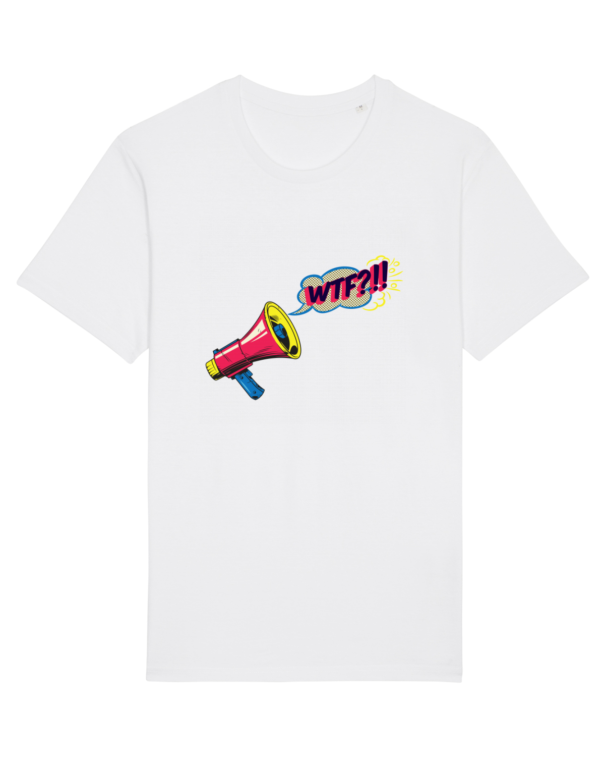 Tricou mânecă scurtă Unisex Rocker White
