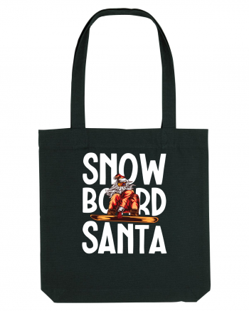 Snowboard Santa Black