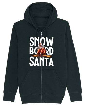 Snowboard Santa Black