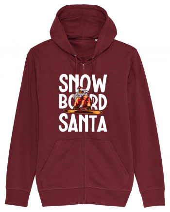 Snowboard Santa Burgundy