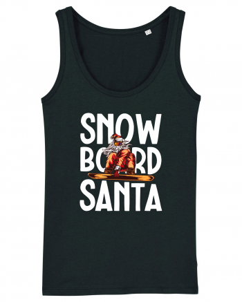 Snowboard Santa Black