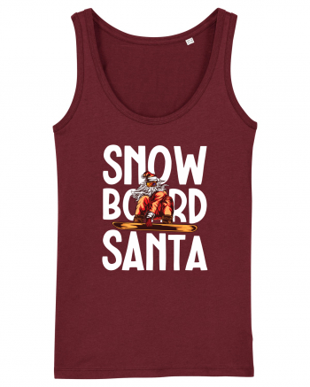 Snowboard Santa Burgundy