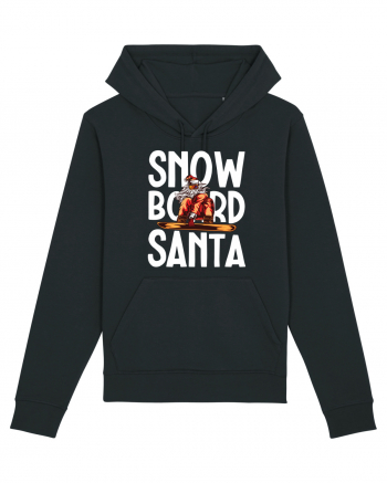 Snowboard Santa Black