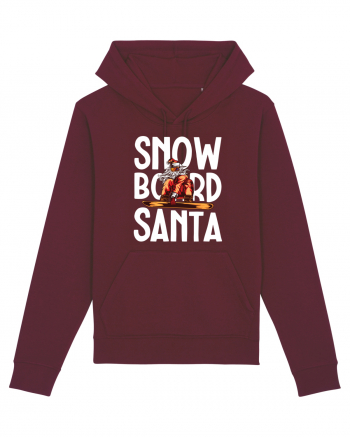 Snowboard Santa Burgundy