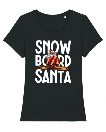 Snowboard Santa Black