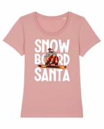 Snowboard Santa Tricou mânecă scurtă guler larg fitted Damă Expresser