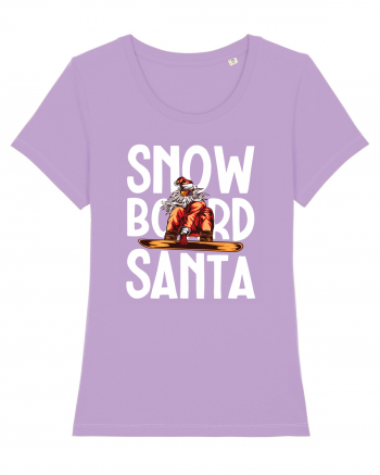 Snowboard Santa Lavender Dawn