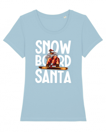 Snowboard Santa Sky Blue