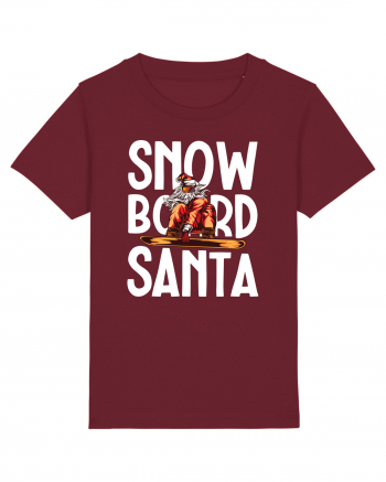 Snowboard Santa Burgundy