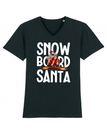 Snowboard Santa Black