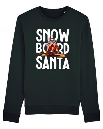 Snowboard Santa Black