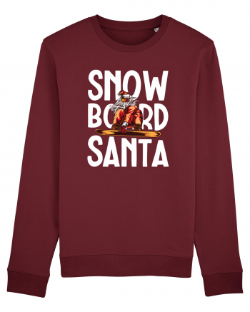 Snowboard Santa Burgundy