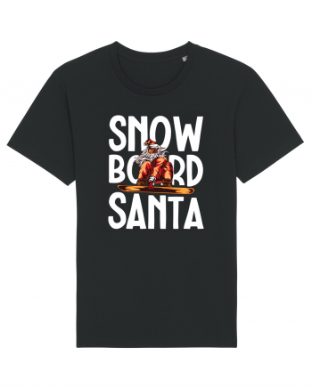 Snowboard Santa Black