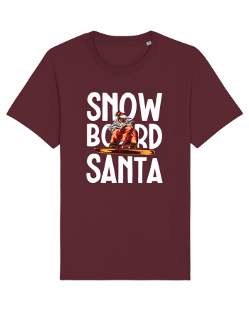 Snowboard Santa Burgundy