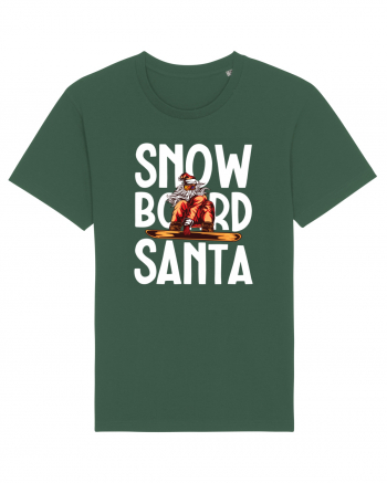 Snowboard Santa Bottle Green