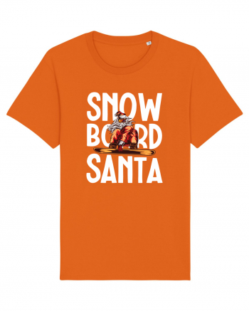 Snowboard Santa Bright Orange