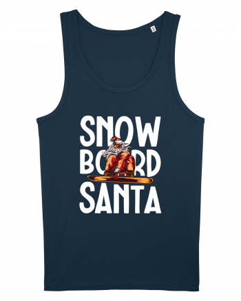 Snowboard Santa Navy
