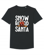 Snowboard Santa Tricou mânecă scurtă guler larg Bărbat Skater