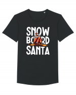 Snowboard Santa Tricou mânecă scurtă guler larg Bărbat Skater