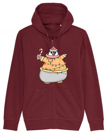 Pinguin cu luminite Burgundy