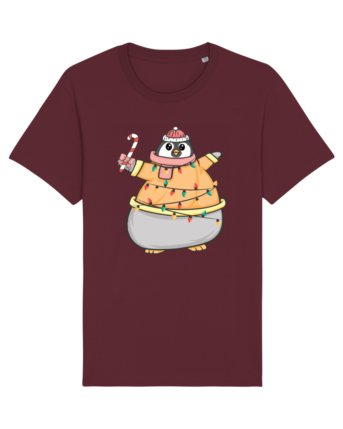 Tricou mânecă scurtă Unisex Rocker Burgundy