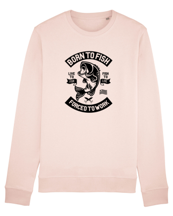 Born to FIsh Forced to Work Black Candy Pink