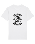 Born to FIsh Forced to Work Black Tricou mânecă scurtă Unisex Rocker
