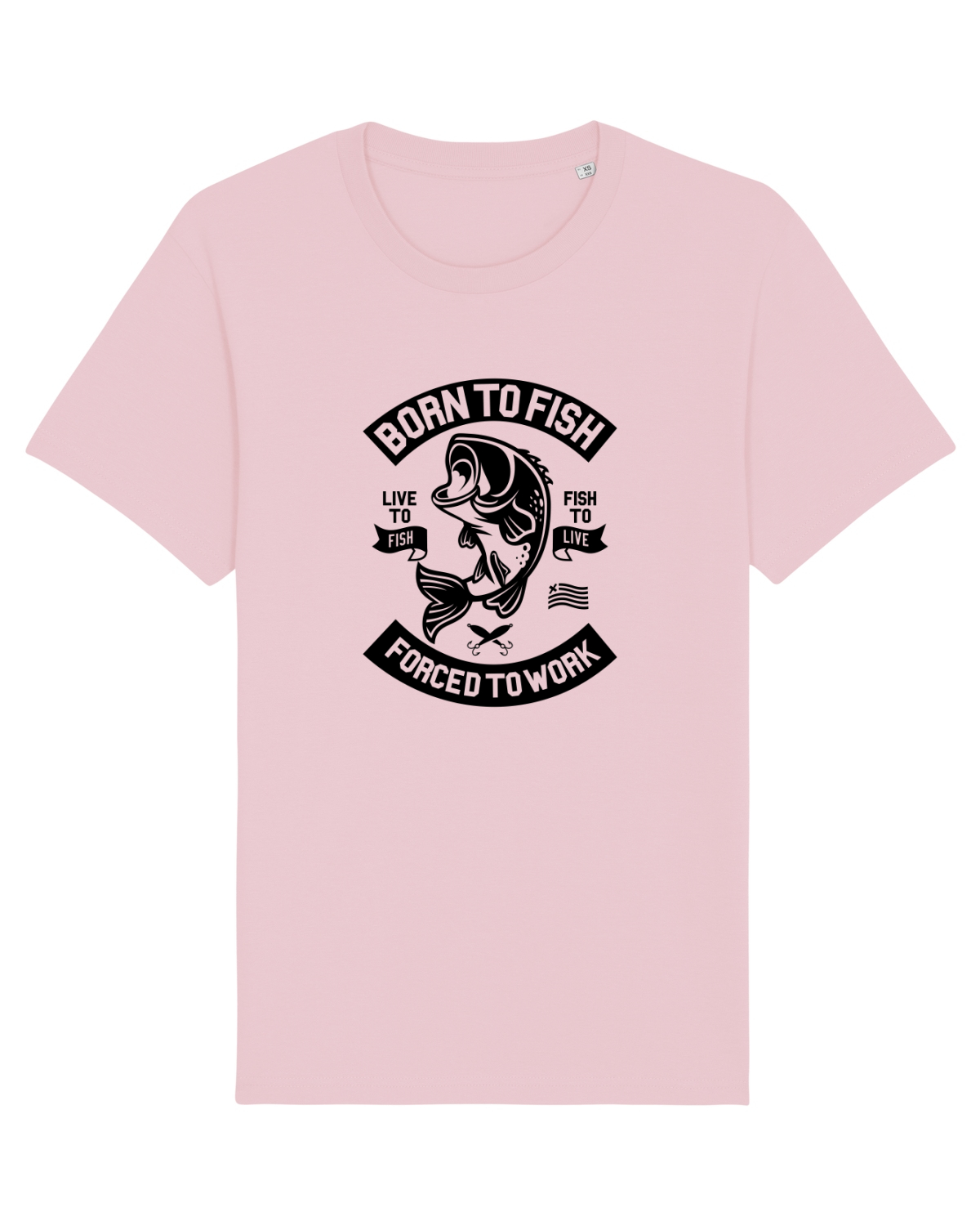 Tricou mânecă scurtă Unisex Rocker Cotton Pink