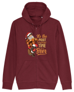 It's the most wonderful time for a beer Hanorac cu fermoar Unisex Connector