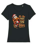 It's the most wonderful time for a beer Tricou mânecă scurtă guler larg fitted Damă Expresser