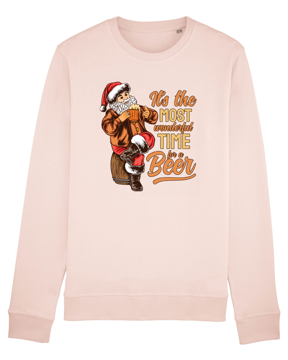 Bluză mânecă lungă Unisex Rise Candy Pink