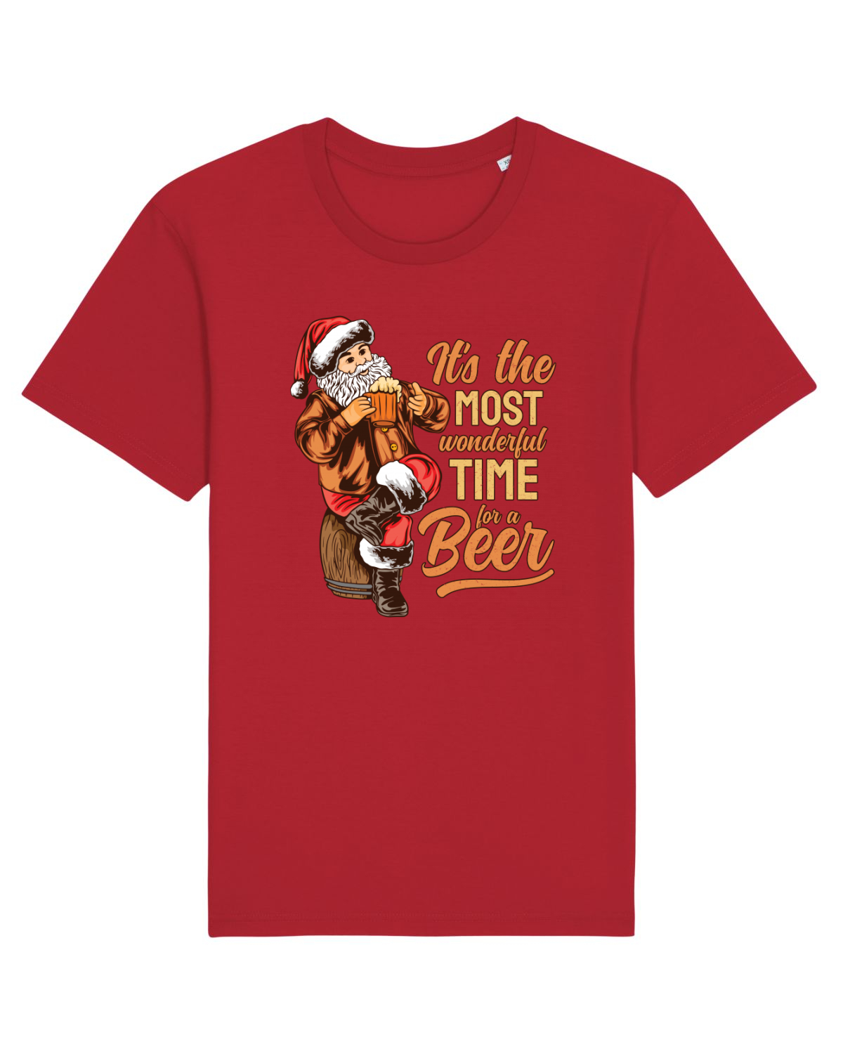 Tricou mânecă scurtă Unisex Rocker Red