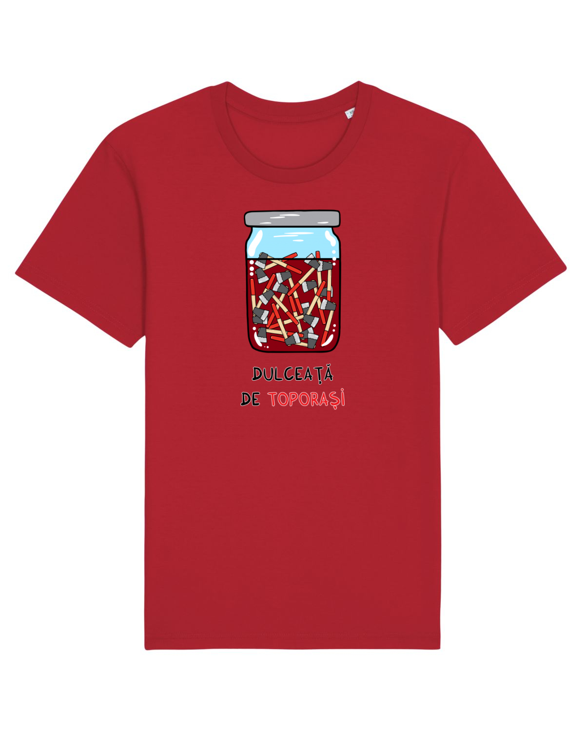 Tricou mânecă scurtă Unisex Rocker Red