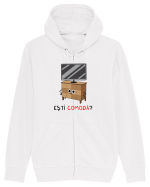 Ești comodă? Hanorac cu fermoar Unisex Connector