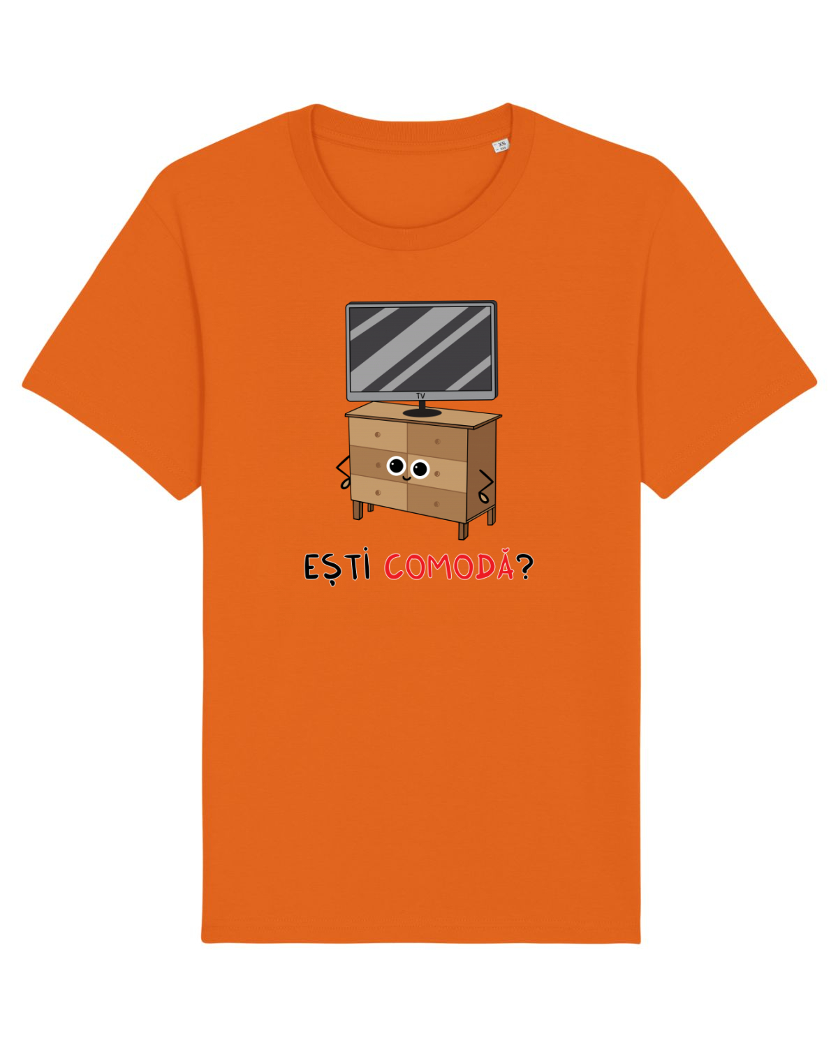 Tricou mânecă scurtă Unisex Rocker Bright Orange
