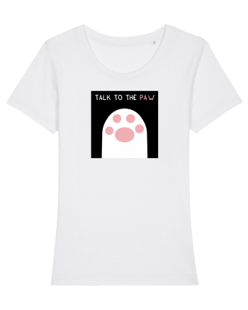 Talk to the paw White
