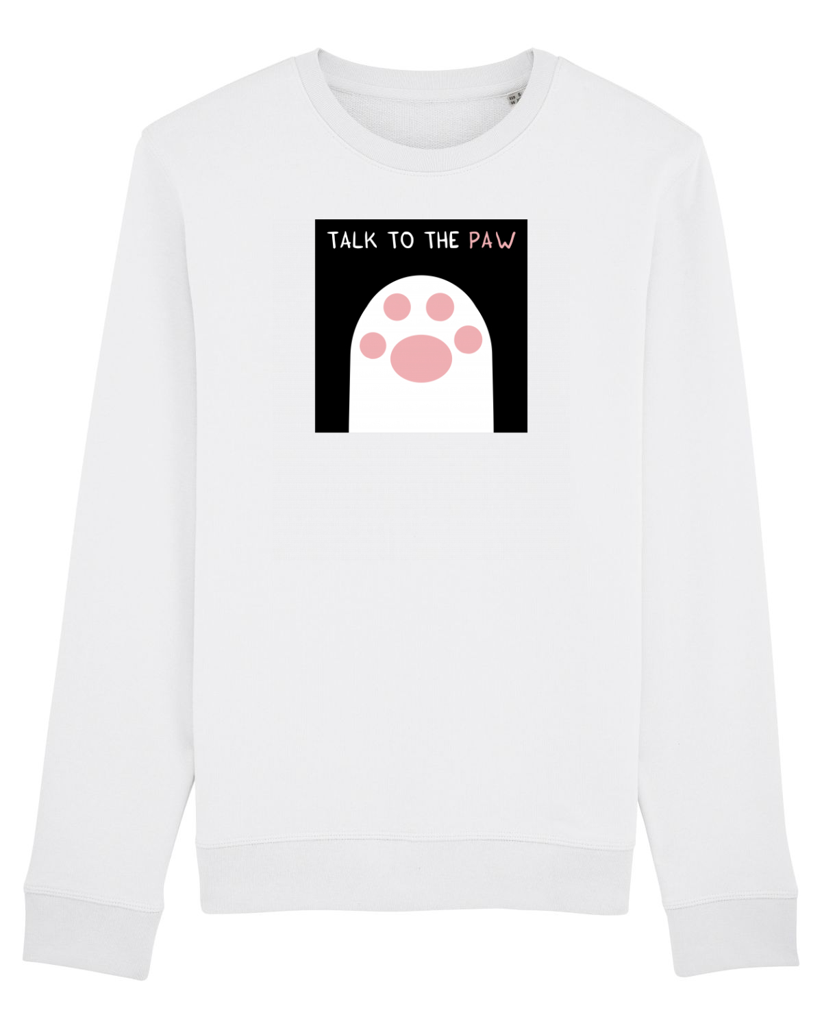 Bluză mânecă lungă Unisex Rise White