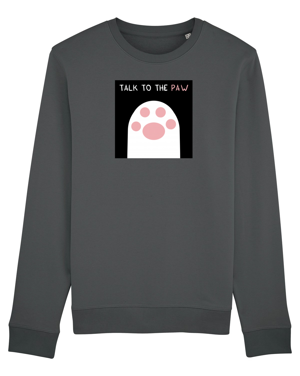 Bluză mânecă lungă Unisex Rise Anthracite