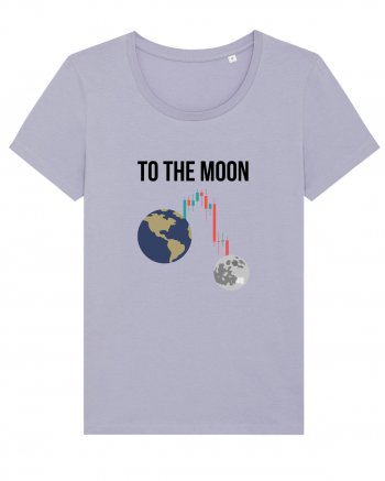 To The Moon (negru) Lavender