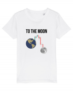 To The Moon (negru) Tricou mânecă scurtă  Copii Mini Creator