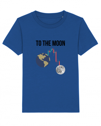 To The Moon (negru) Majorelle Blue