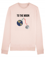 To The Moon (negru) Bluză mânecă lungă Unisex Rise