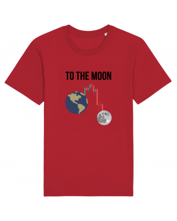 To The Moon (negru) Red