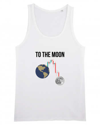 To The Moon (negru) White