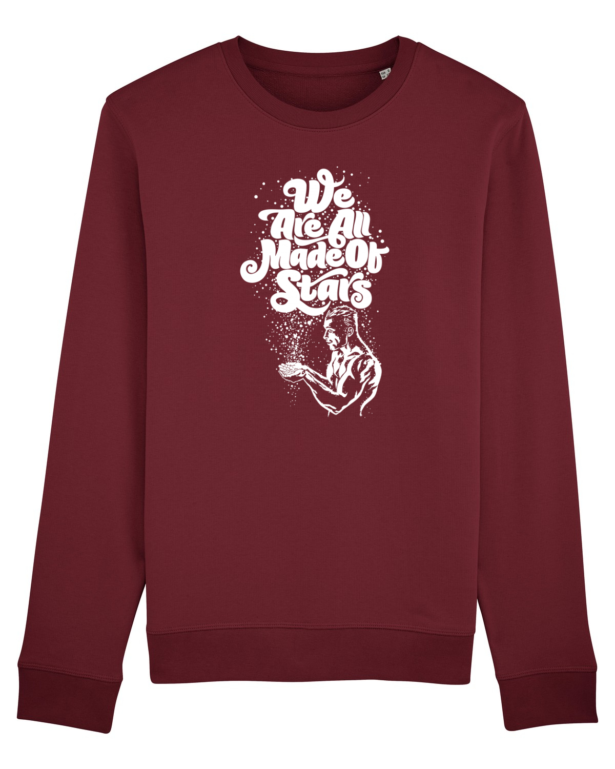 Bluză mânecă lungă Unisex Rise Burgundy
